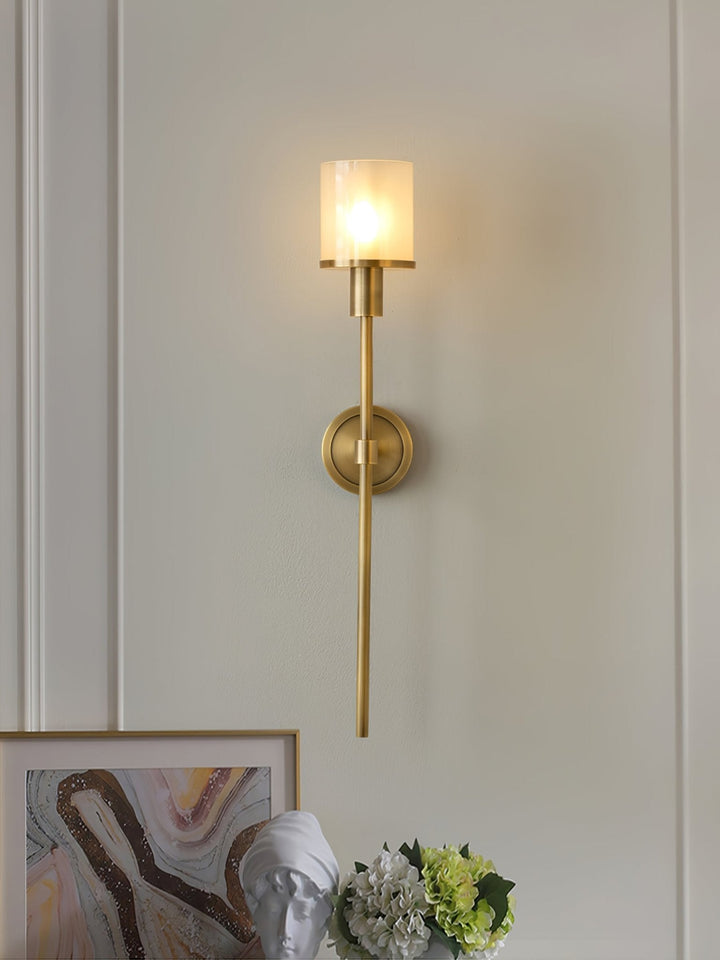 Tracie Classic Alabaster Kinkiet
