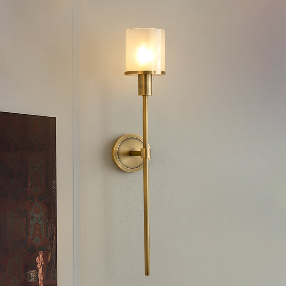 Tracie Classic Alabaster Kinkiet