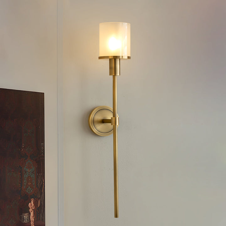 Tracie Classic Alabaster Kinkiet