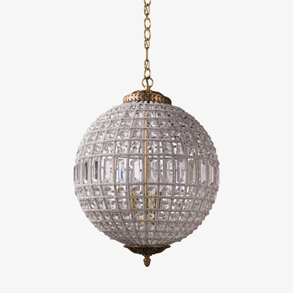 Tradycyjna Złota Lampa Wisząca Globe