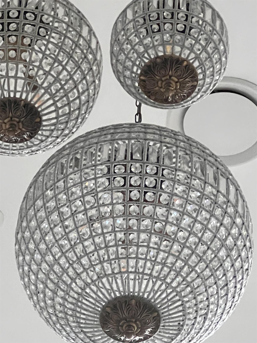 Tradycyjna Złota Lampa Wisząca Globe