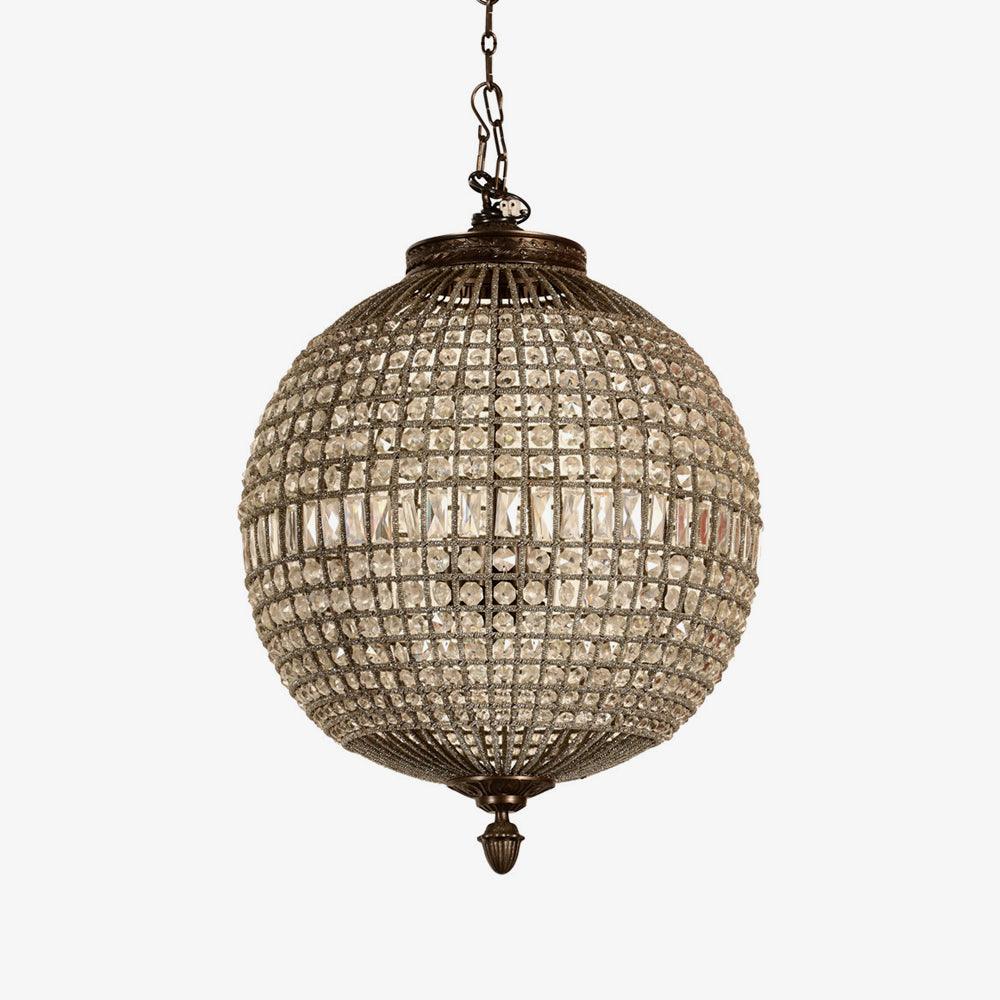 Tradycyjna Złota Lampa Wisząca Globe