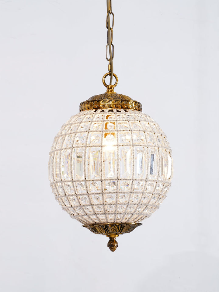 Tradycyjna Złota Lampa Wisząca Globe