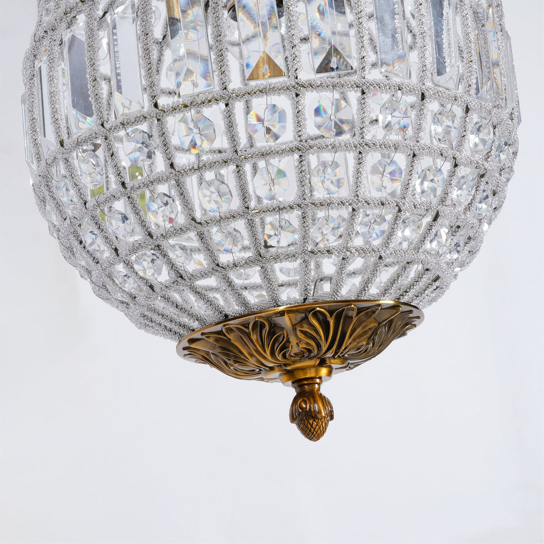 Tradycyjna Złota Lampa Wisząca Globe