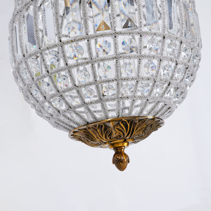 Tradycyjna Złota Lampa Wisząca Globe