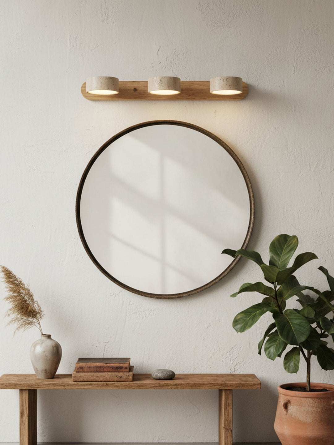Lampa Ścienna Travertine Duo