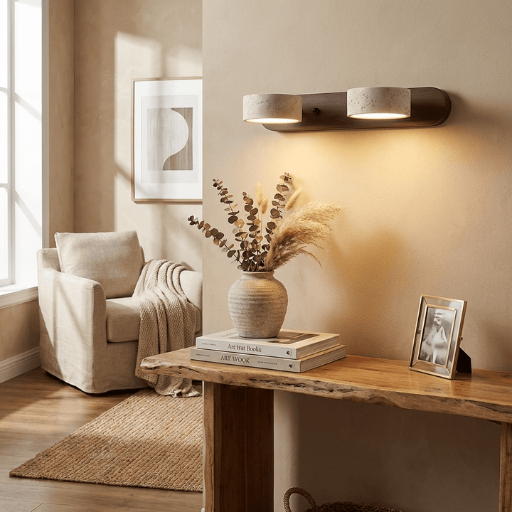 Lampa Ścienna Travertine Duo