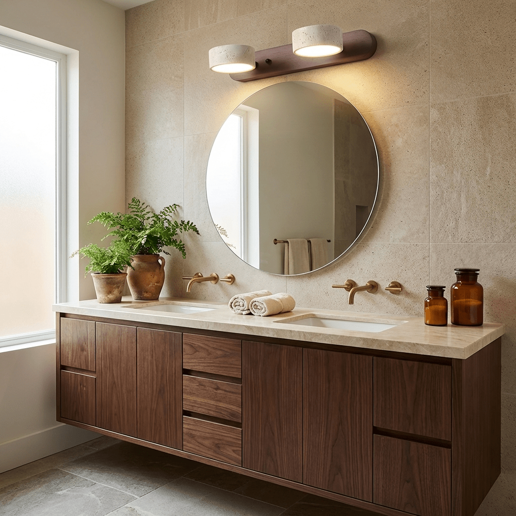 Lampa Ścienna Travertine Duo