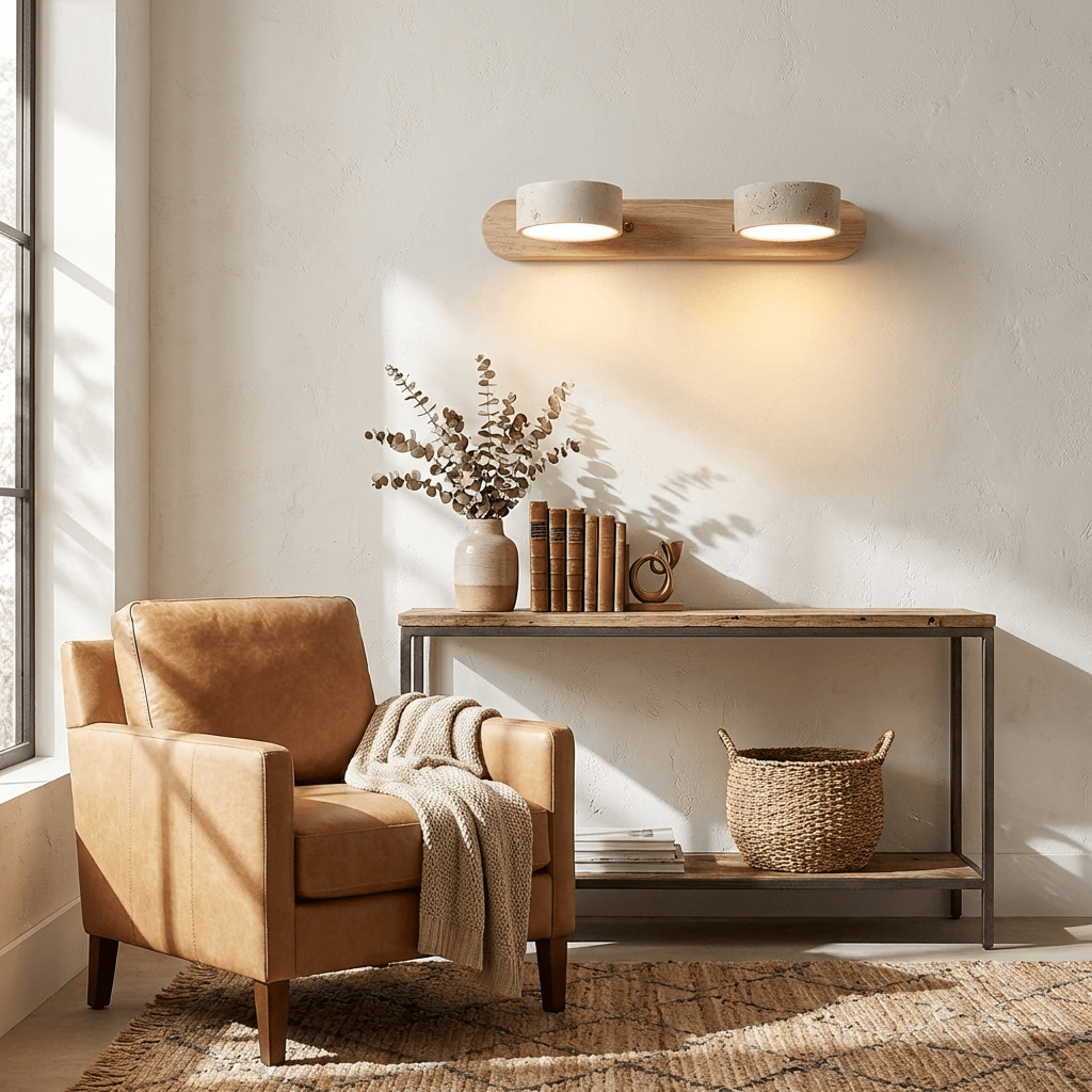 Lampa Ścienna Travertine Duo