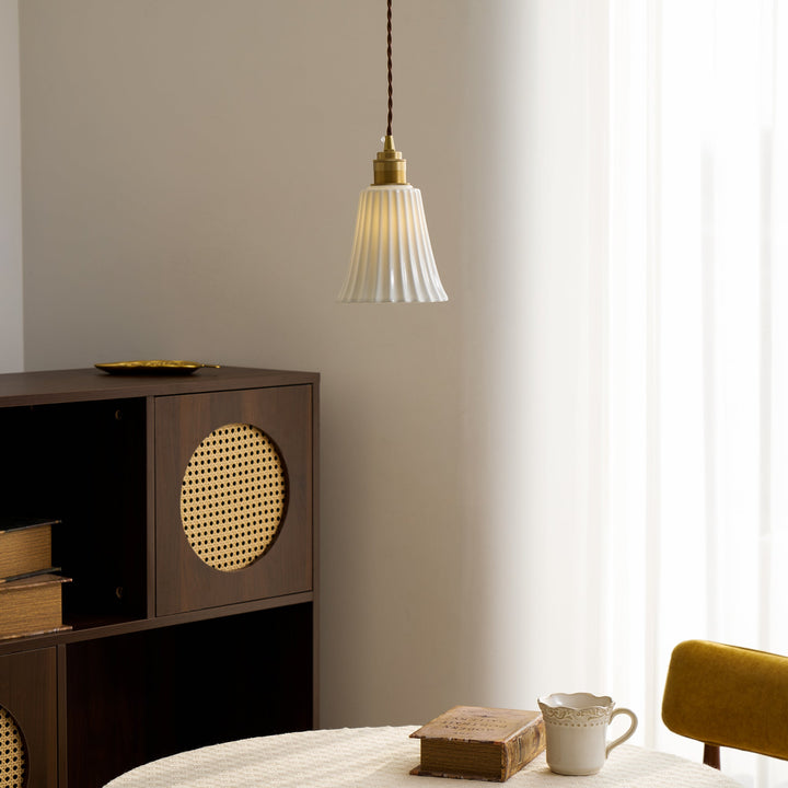 Lampa Wisząca Ceramiczna Trumpet