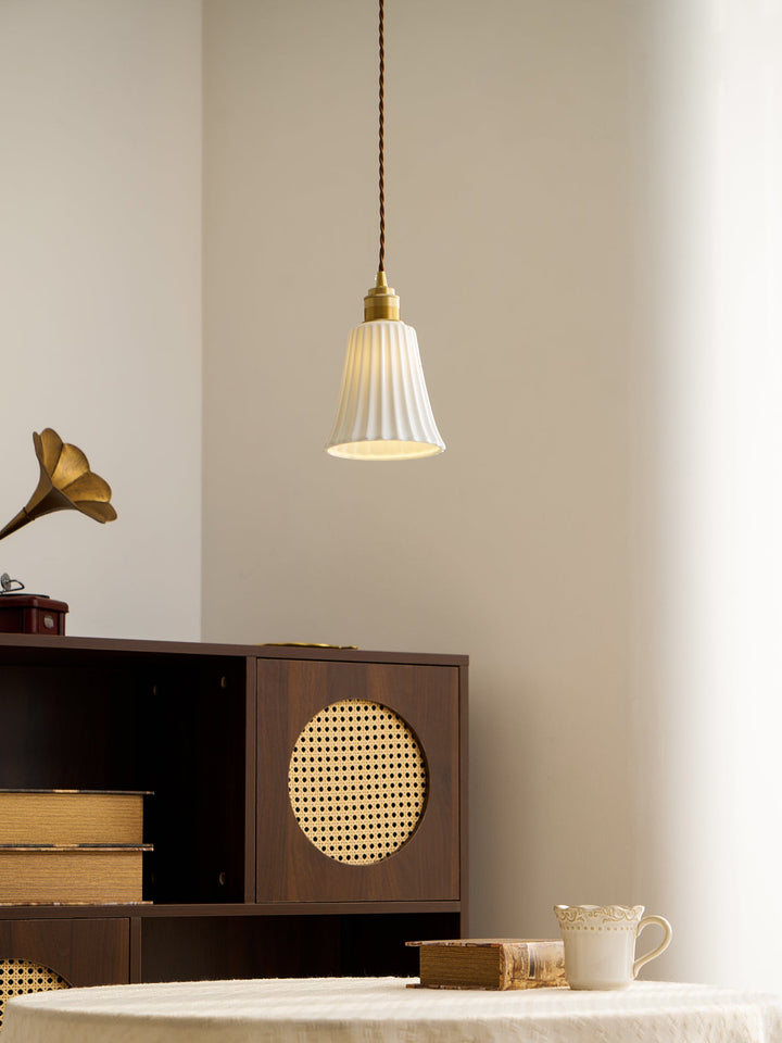 Lampa Wisząca Ceramiczna Trumpet