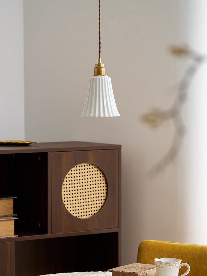 Lampa Wisząca Ceramiczna Trumpet