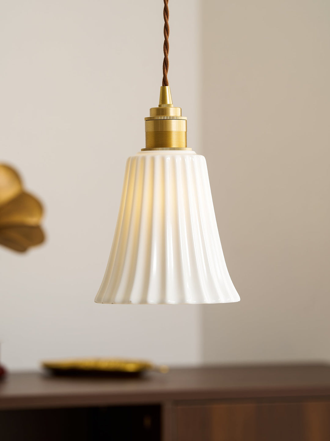 Lampa Wisząca Ceramiczna Trumpet
