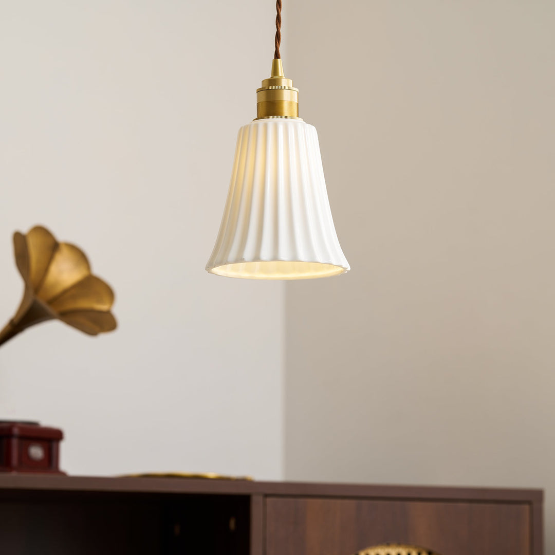 Lampa Wisząca Ceramiczna Trumpet