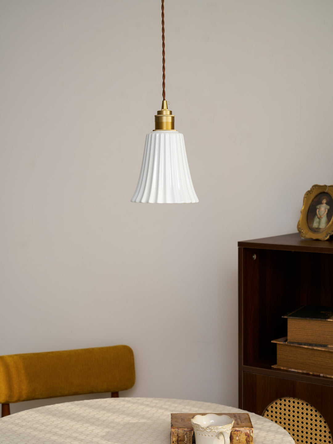 Lampa Wisząca Ceramiczna Trumpet