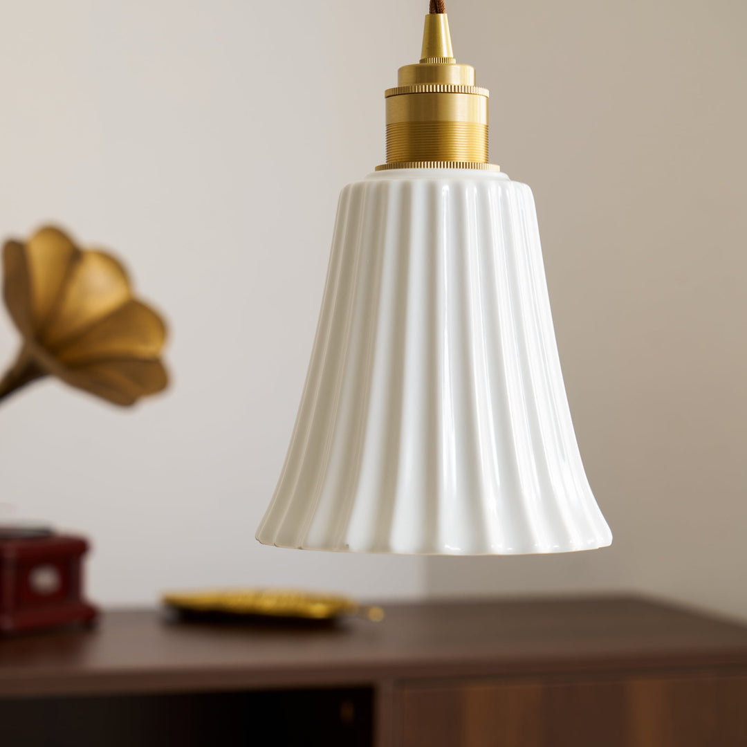 Lampa Wisząca Ceramiczna Trumpet