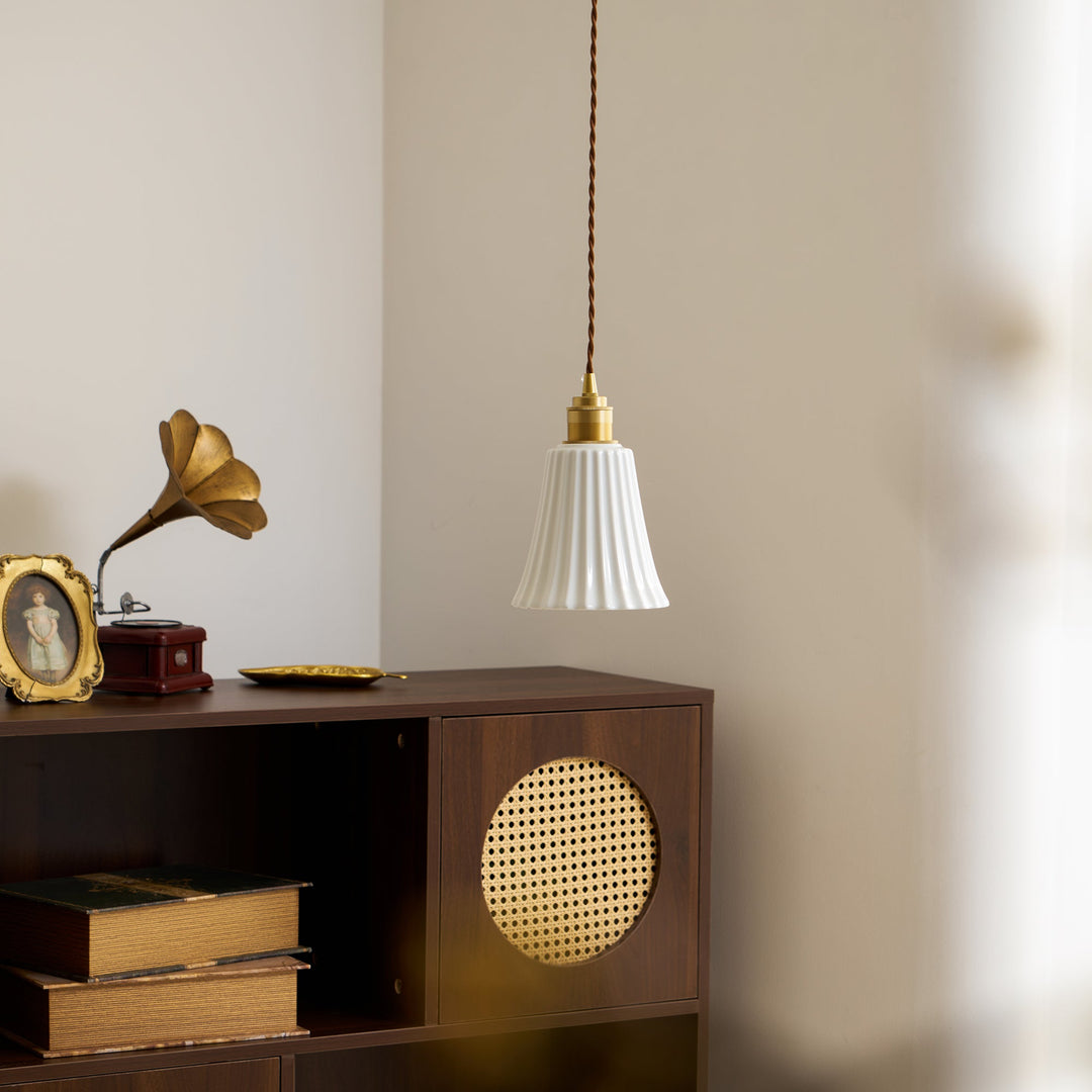 Lampa Wisząca Ceramiczna Trumpet