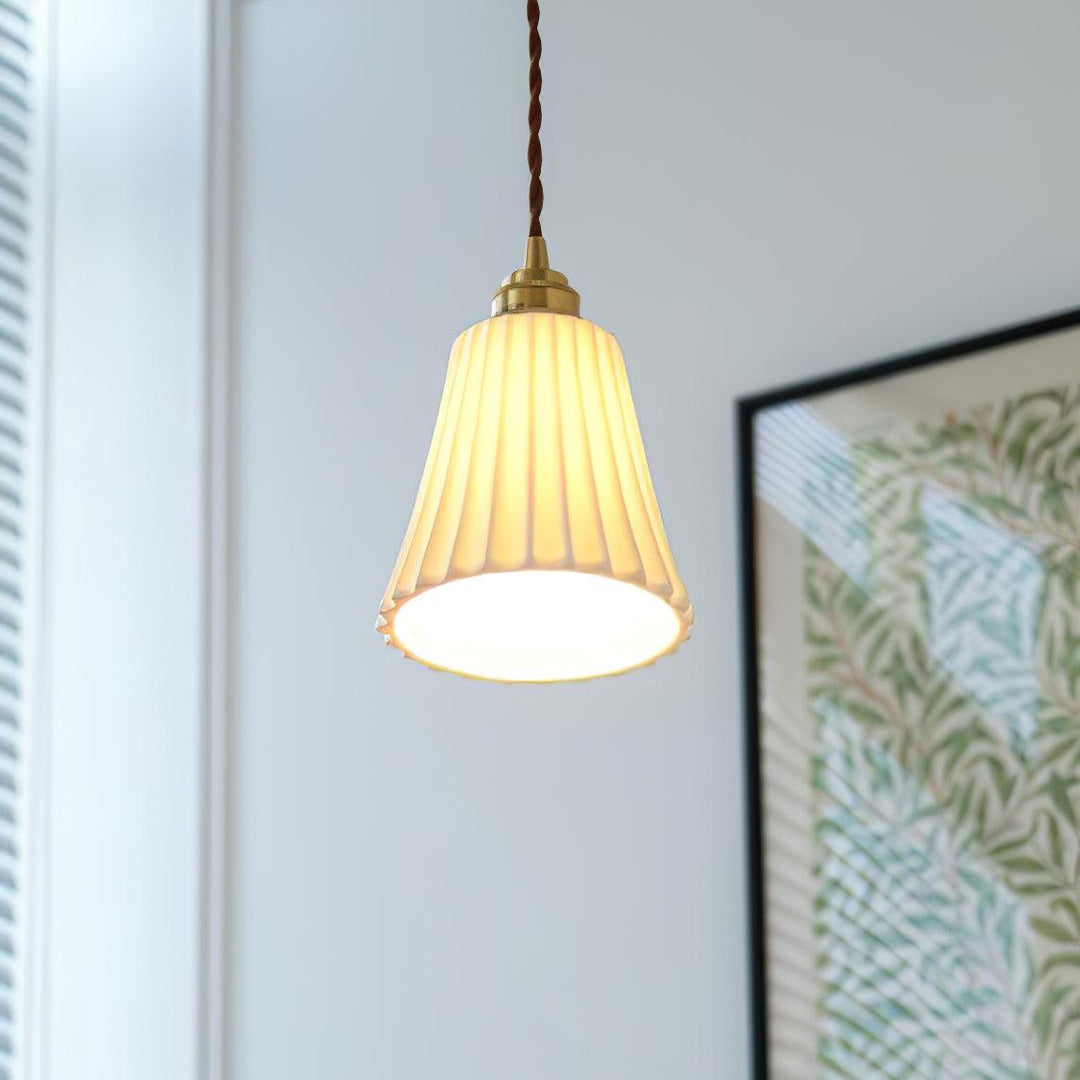 Lampa Wisząca Ceramiczna Trumpet