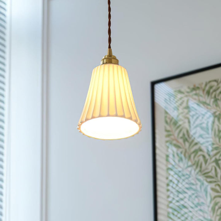Lampa Wisząca Ceramiczna Trumpet