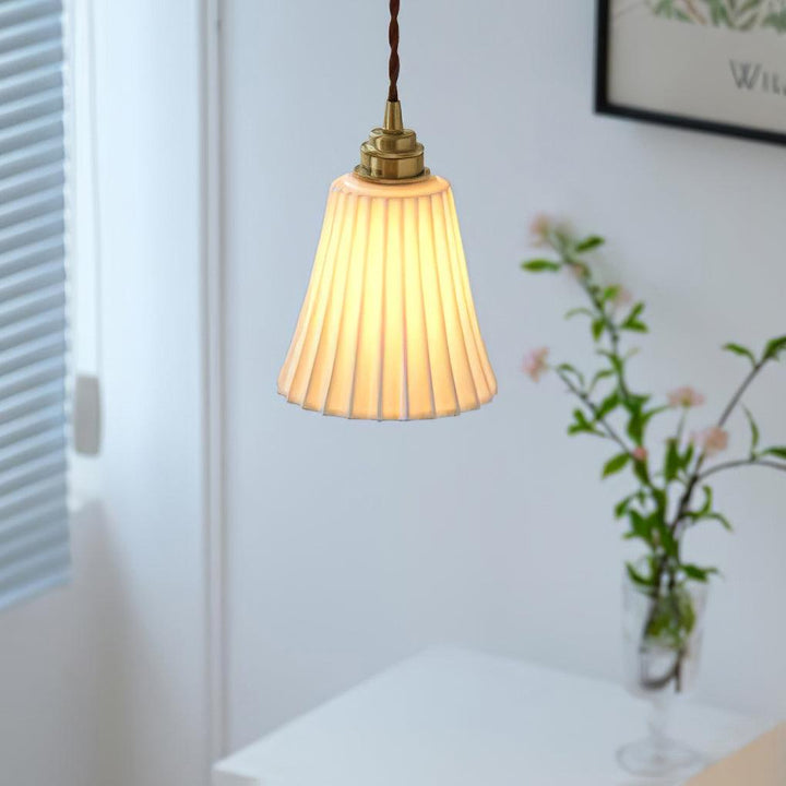 Lampa Wisząca Ceramiczna Trumpet
