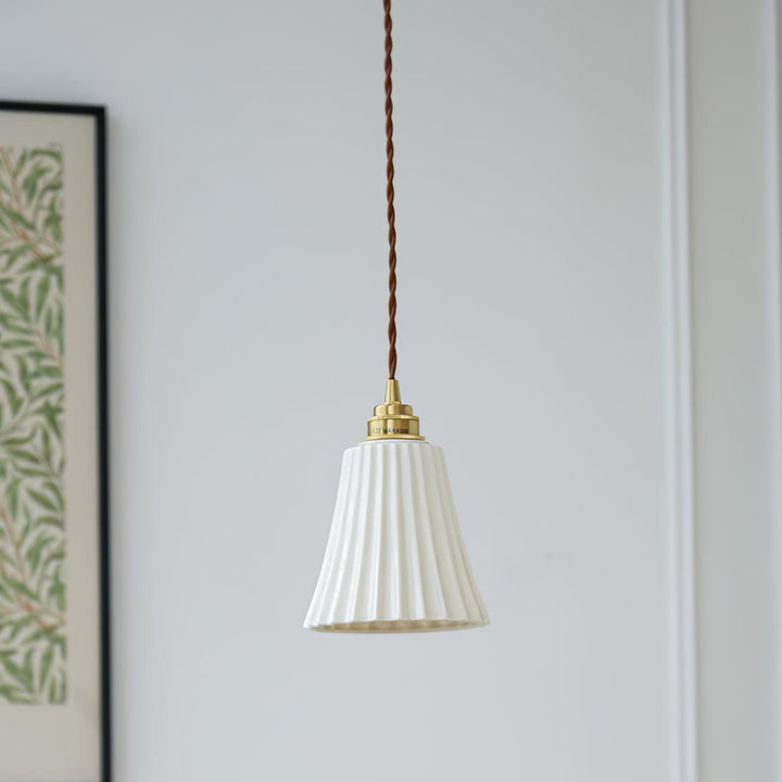 Lampa Wisząca Ceramiczna Trumpet