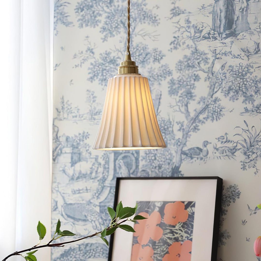 Lampa Wisząca Ceramiczna Trumpet