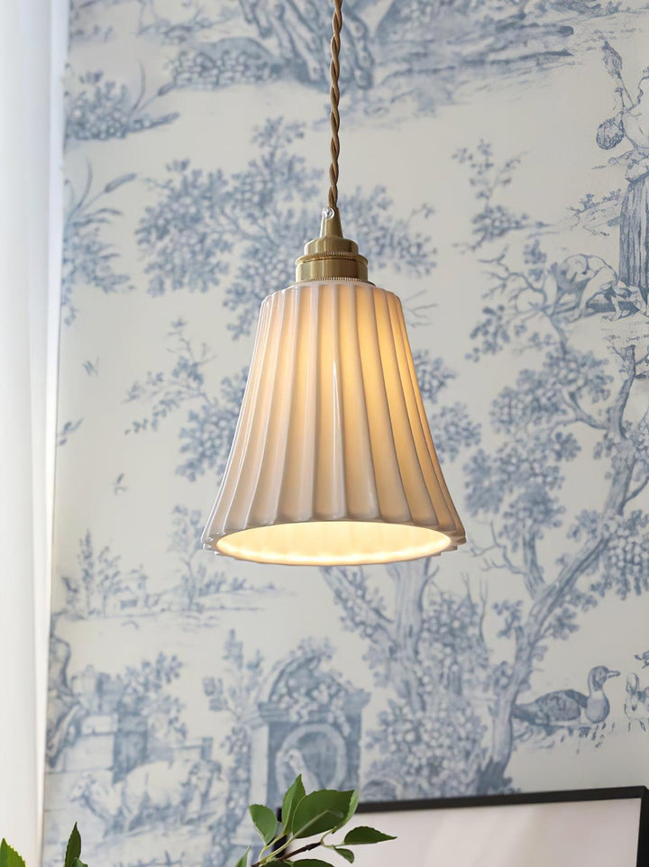 Lampa Wisząca Ceramiczna Trumpet