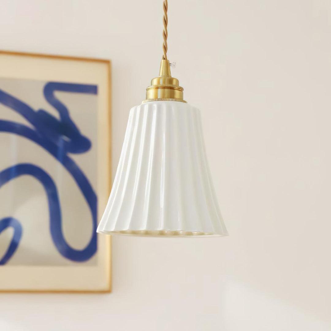 Lampa Wisząca Ceramiczna Trumpet