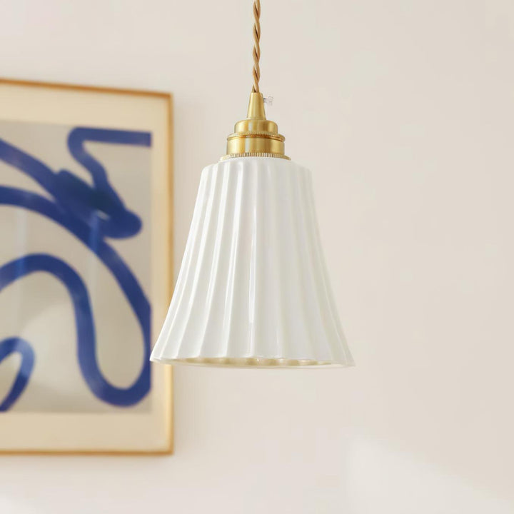 Lampa Wisząca Ceramiczna Trumpet