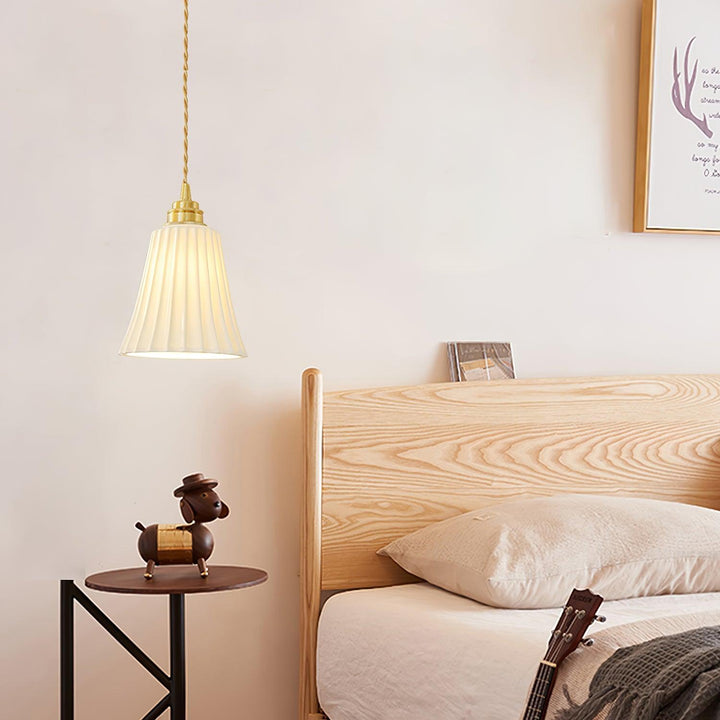 Lampa Wisząca Ceramiczna Trumpet