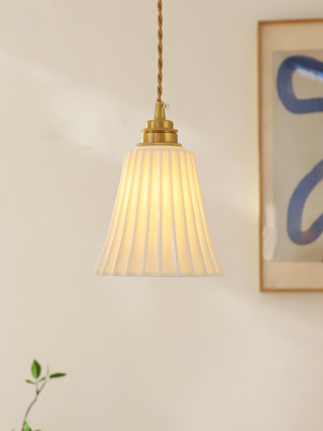 Lampa Wisząca Ceramiczna Trumpet