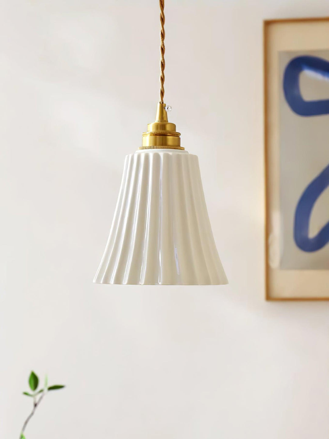 Lampa Wisząca Ceramiczna Trumpet