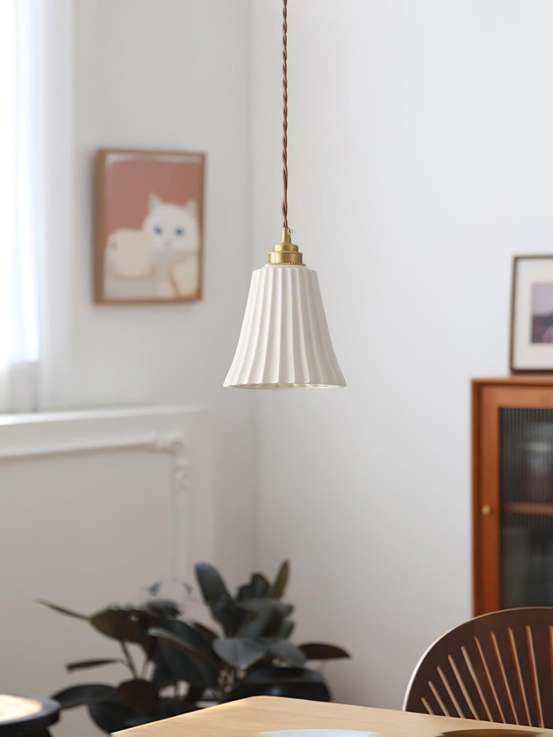 Lampa Wisząca Ceramiczna Trumpet
