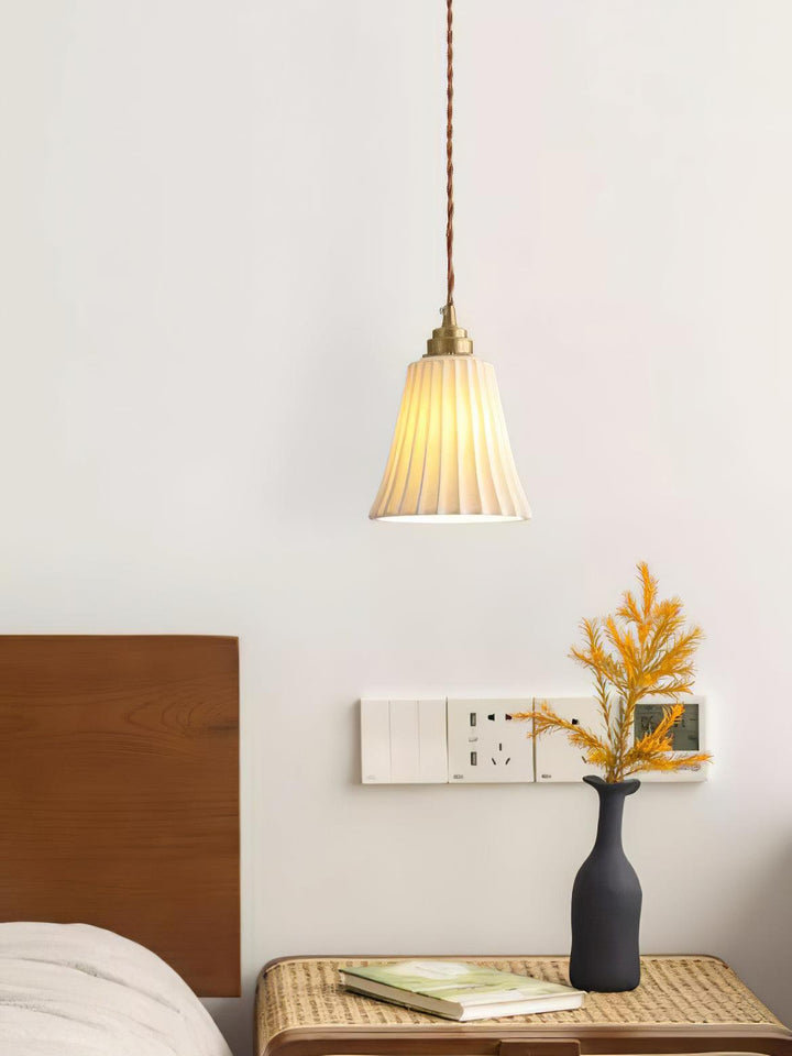 Lampa Wisząca Ceramiczna Trumpet