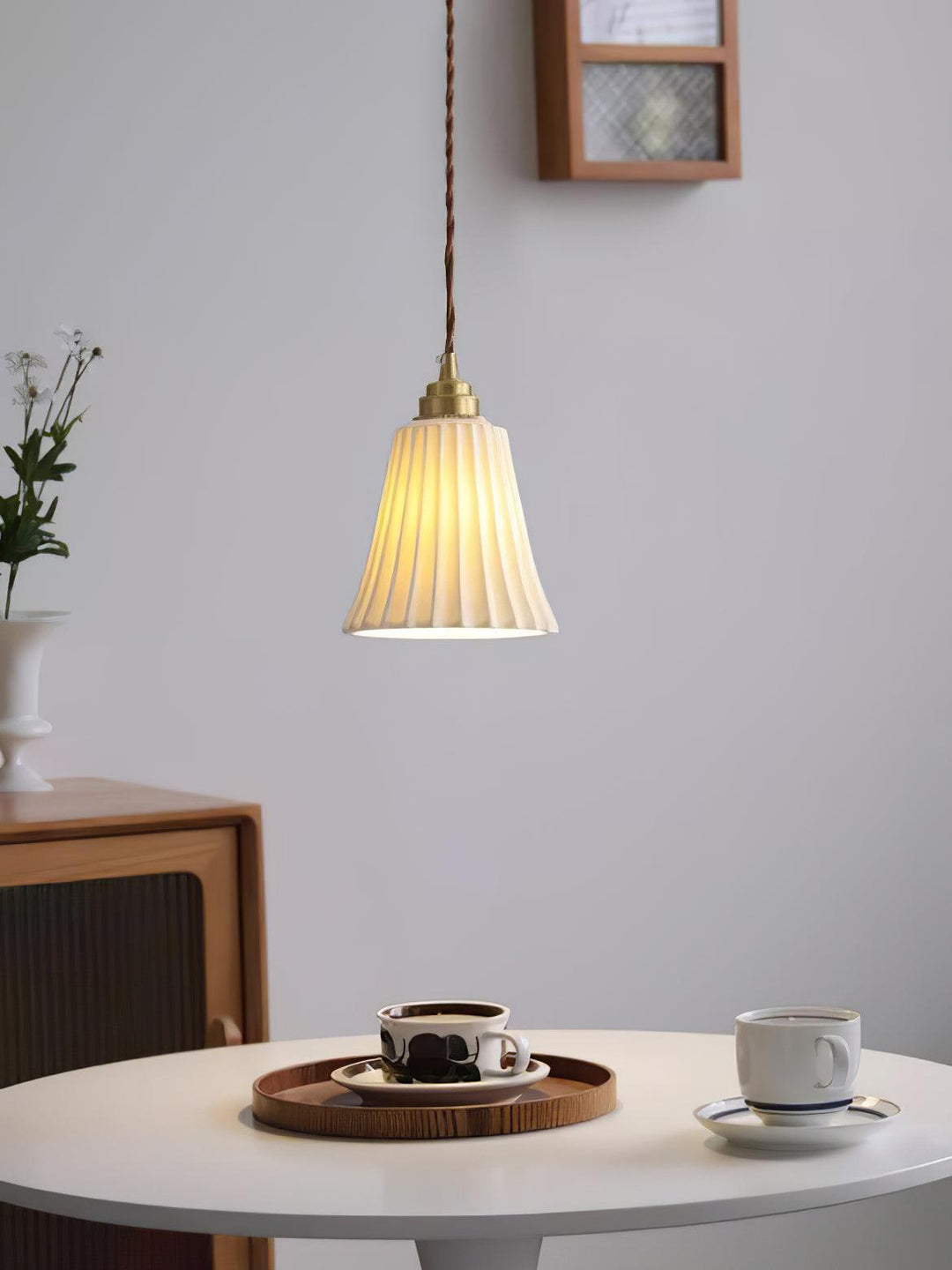 Lampa Wisząca Ceramiczna Trumpet