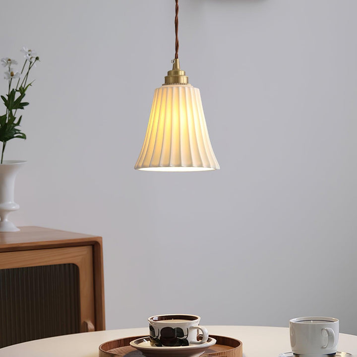 Lampa Wisząca Ceramiczna Trumpet