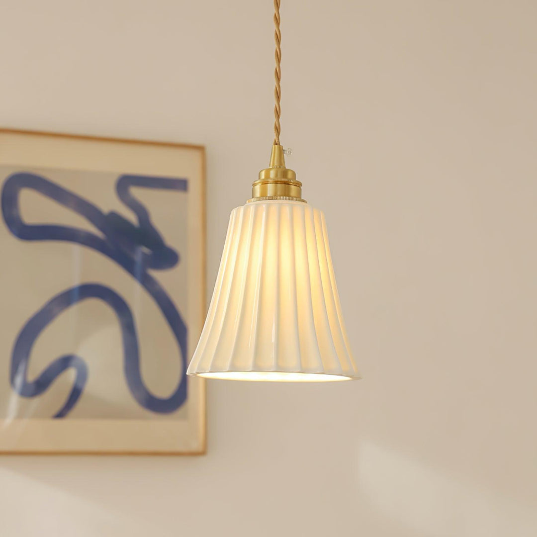 Lampa Wisząca Ceramiczna Trumpet