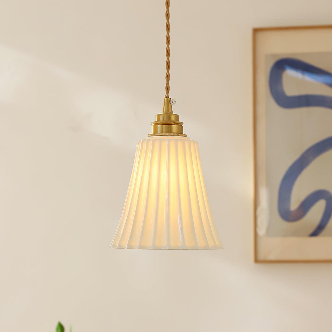 Lampa Wisząca Ceramiczna Trumpet