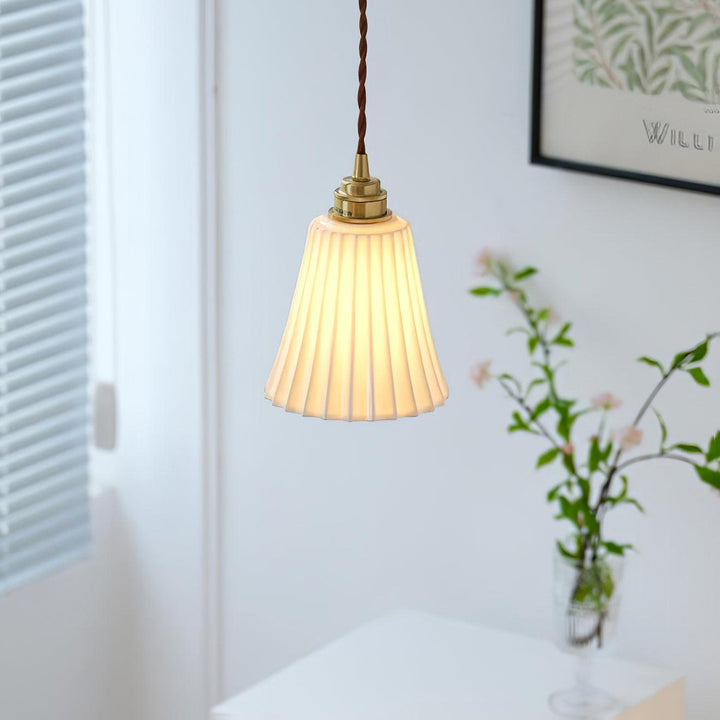 Lampa Wisząca Ceramiczna Trumpet