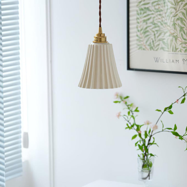 Lampa Wisząca Ceramiczna Trumpet