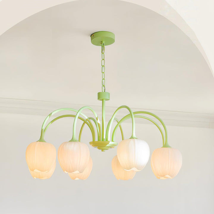 Żyrandol Tulip Matcha