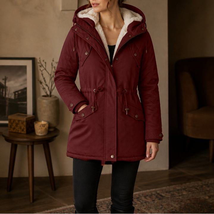 Warmbella – Parka z ociepleniem i taliowaniem