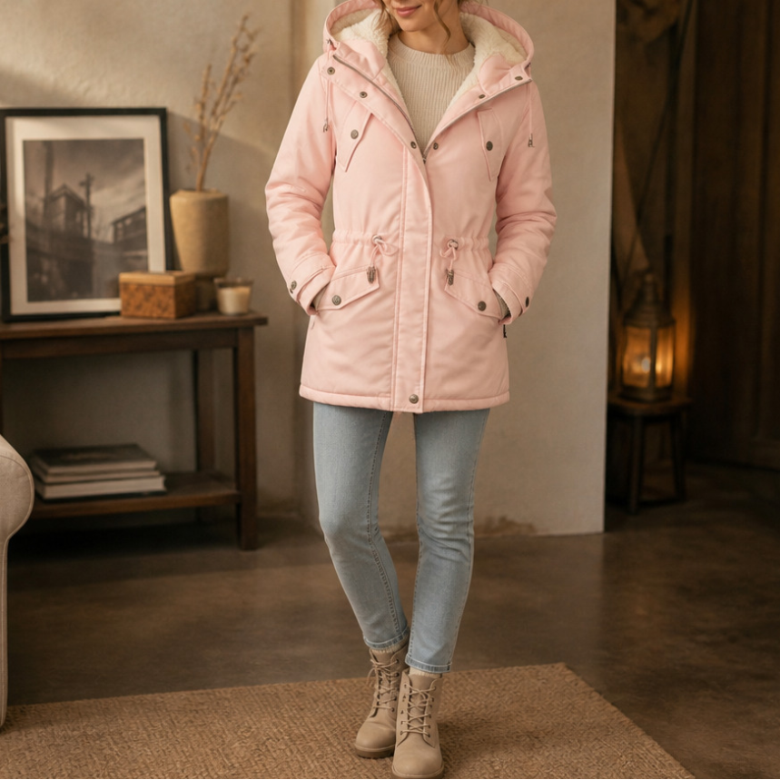 Warmbella – Parka z ociepleniem i taliowaniem