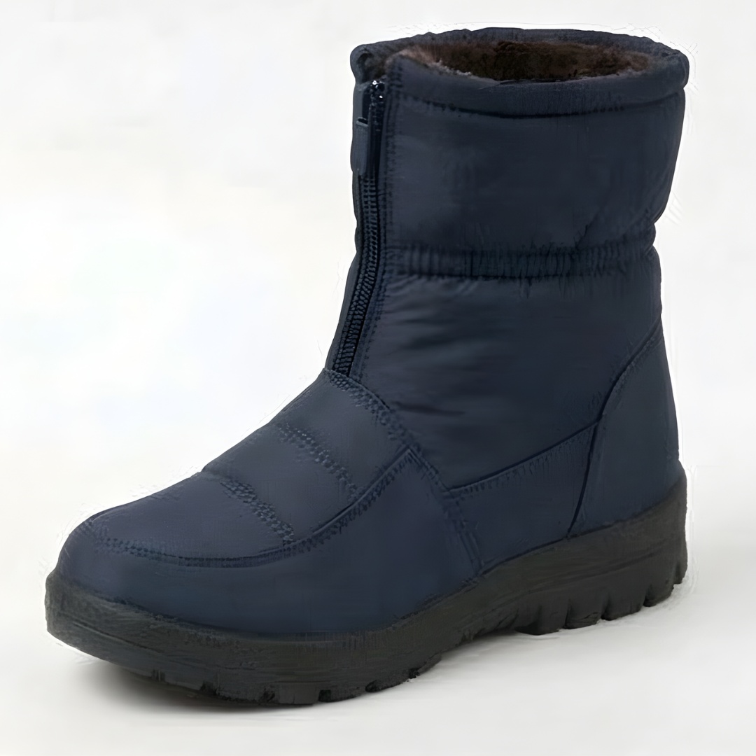 Snowstep - Wodoodporne zimowe buty z futrem