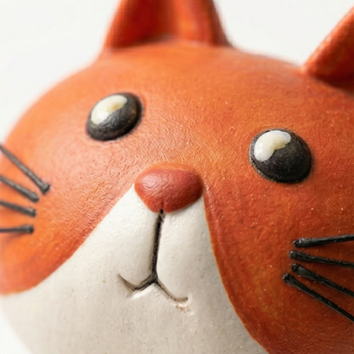 Felina – Ręcznie robiony ceramiczny wazon na kwiaty w kształcie kota