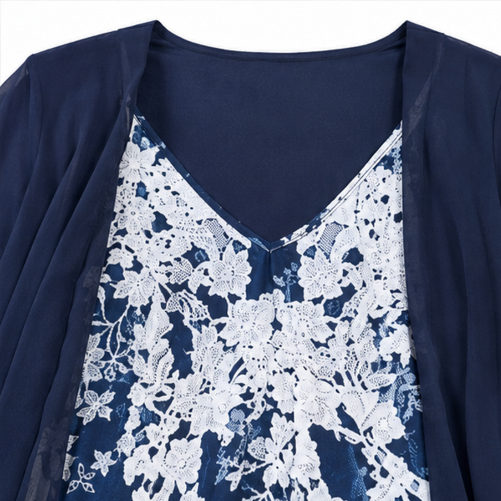 Wearbella – Zestaw sukienki i narzutki w kwiaty