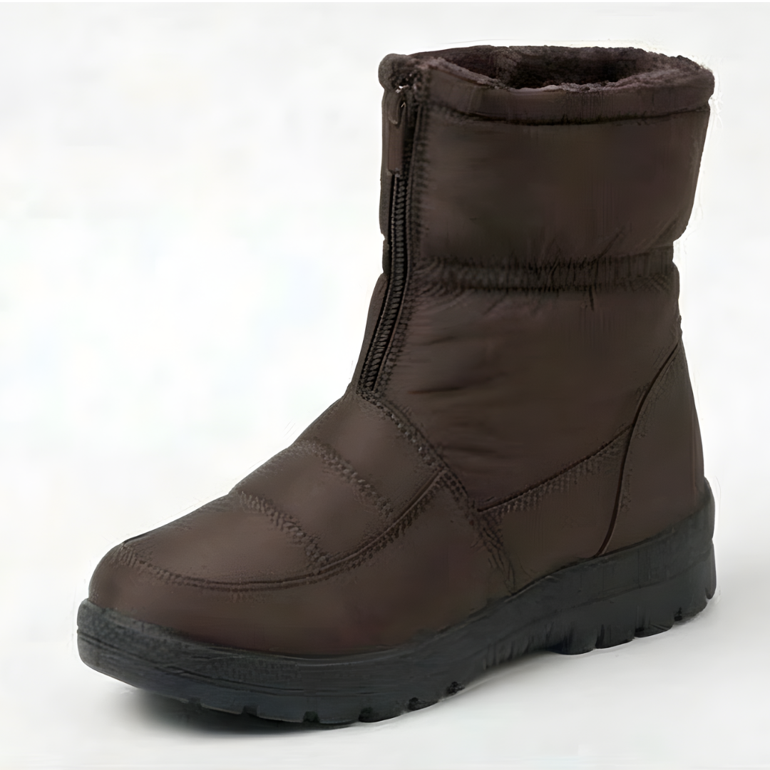 Snowstep - Wodoodporne zimowe buty z futrem
