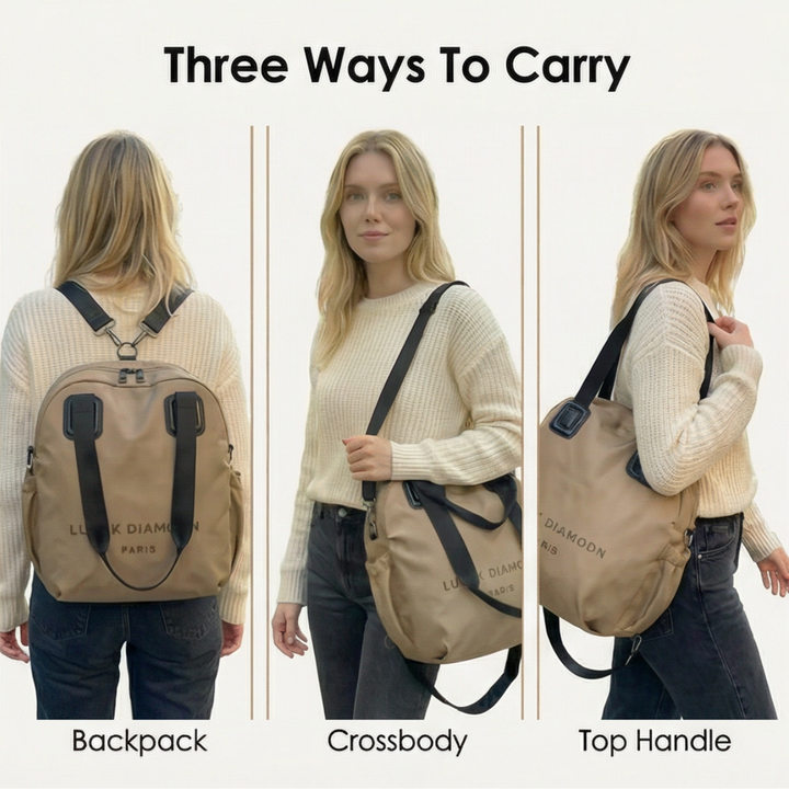 Carryé – Damski plecak nylonowy 3-w-1