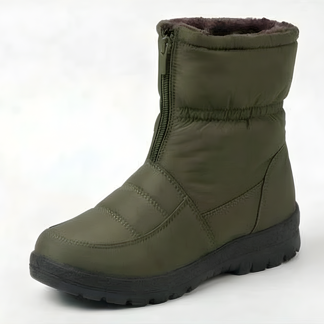 Snowstep - Wodoodporne zimowe buty z futrem