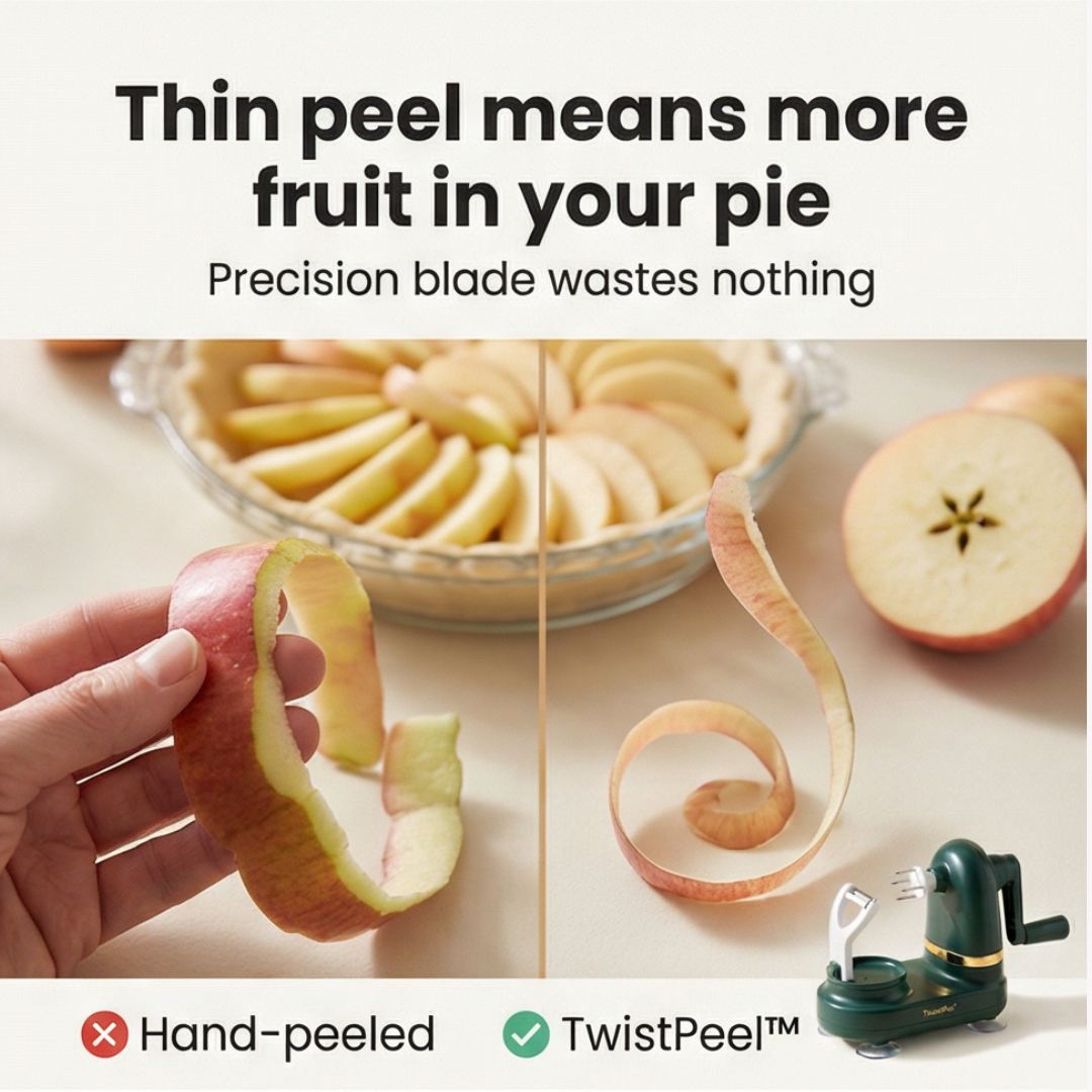 TwistPeel - Ręczna obieraczka do jabłek